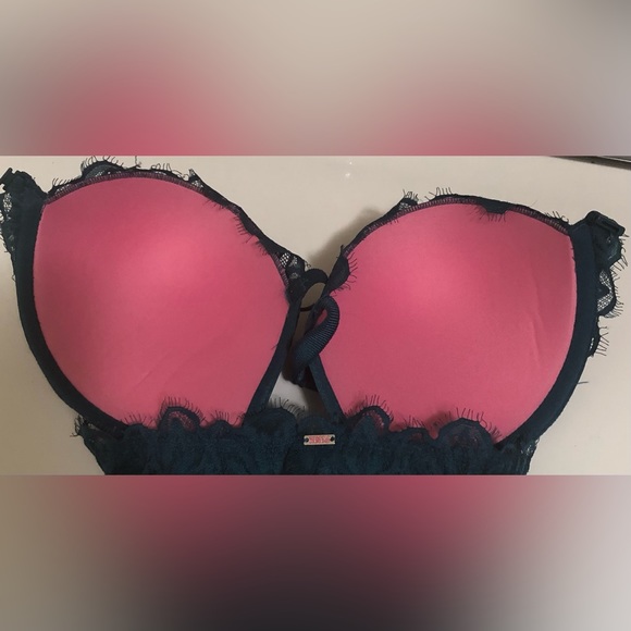 EUC! Victoria’s Secret PINK Date Racerback; Front Closure; Deep Teal; 34DD - Picture 8 of 10